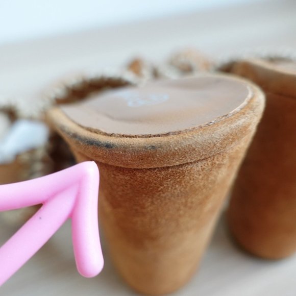 Bagatt Shoes Women Leather Size 39 Sandals Ankle Strap Heel Brown 8.5 Boho ITALY - Picture 9 of 15